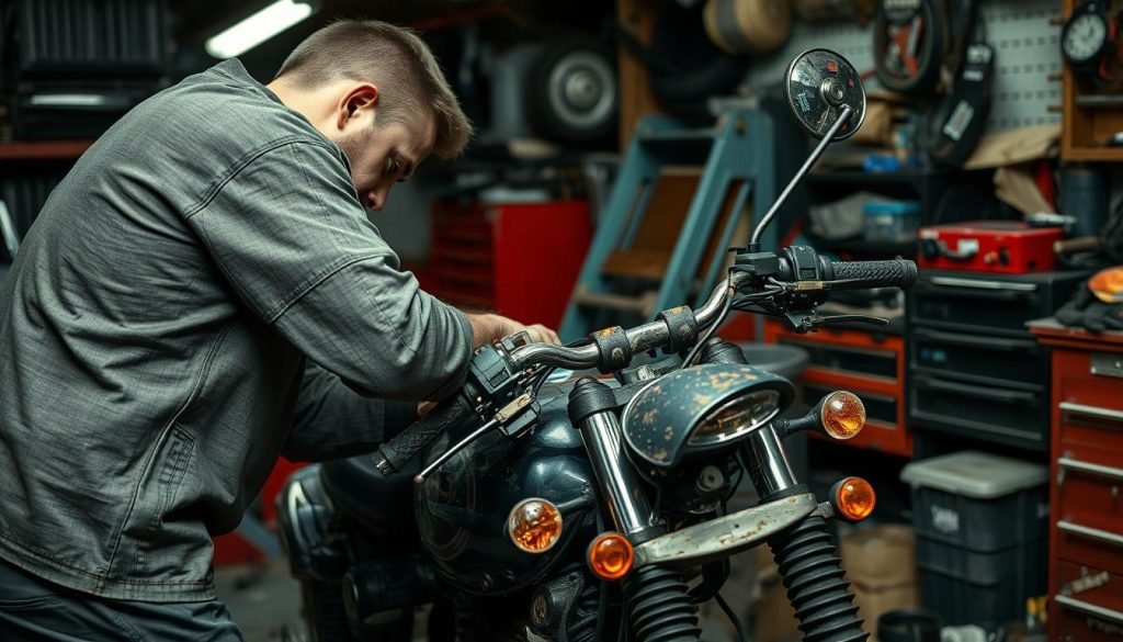 Motorcycle damage assessment