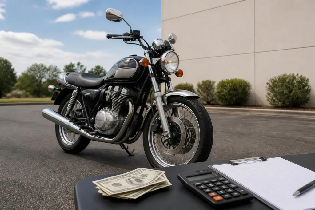 Illustrative image: Road motorcycle example