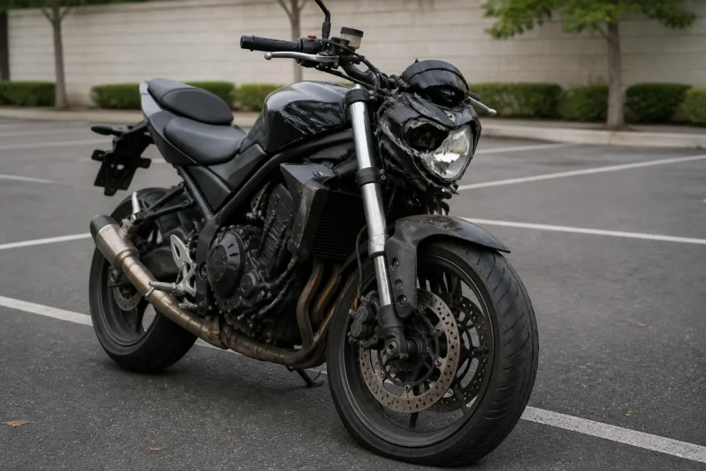 Sell Damaged Motorcycle